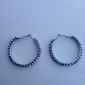 Silver Hoop Earrings